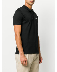 Мужская черная футболка-поло от Lanvin