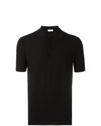 Мужская черная футболка-поло от Fashion Clinic Timeless