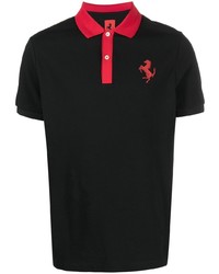 Мужская черная футболка-поло от Ferrari