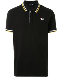 Мужская черная футболка-поло от Fila