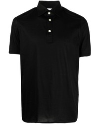 Мужская черная футболка-поло от Finamore 1925 Napoli