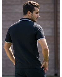 Мужская черная футболка-поло от Fred Perry