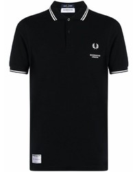 Мужская черная футболка-поло от Fred Perry