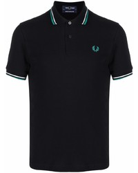 Мужская черная футболка-поло от Fred Perry