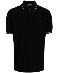 Мужская черная футболка-поло от Fred Perry