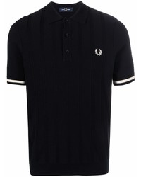 Мужская черная футболка-поло от Fred Perry