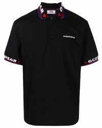 Мужская черная футболка-поло от Gcds