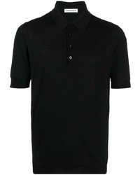 Мужская черная футболка-поло от GOES BOTANICAL