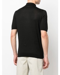 Мужская черная футболка-поло от Barba