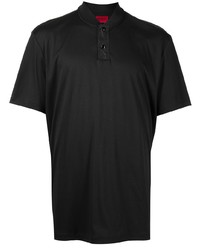 Мужская черная футболка-поло от Hugo