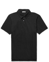 Мужская черная футболка-поло от James Perse