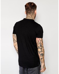 Мужская черная футболка-поло от Religion