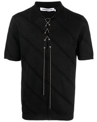 Мужская черная футболка-поло от JORDANLUCA