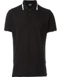 Мужская черная футболка-поло от Just Cavalli