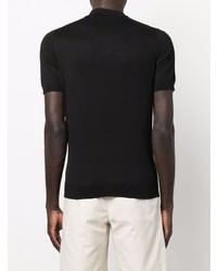 Мужская черная футболка-поло от Tagliatore