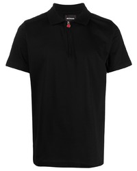 Мужская черная футболка-поло от Kiton
