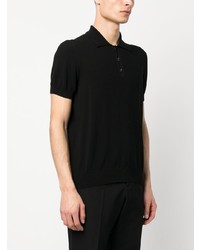 Мужская черная футболка-поло от Malo
