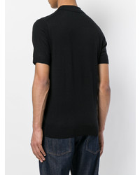 Мужская черная футболка-поло от Sottomettimi