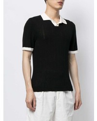 Мужская черная футболка-поло от Ernest W. Baker