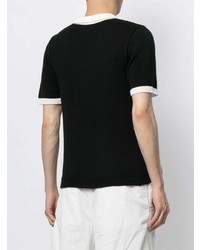 Мужская черная футболка-поло от Ernest W. Baker