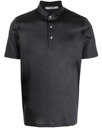 Мужская черная футболка-поло от La Fileria For D'aniello