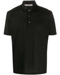 Мужская черная футболка-поло от La Fileria For D'aniello