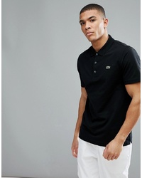 Мужская черная футболка-поло от Lacoste Sport