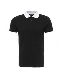Мужская черная футболка-поло от LAGERFELD