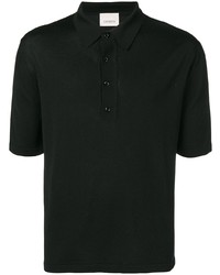 Мужская черная футболка-поло от Laneus