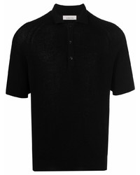 Мужская черная футболка-поло от Laneus