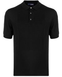 Мужская черная футболка-поло от Lardini