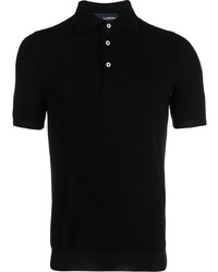 Мужская черная футболка-поло от Lardini