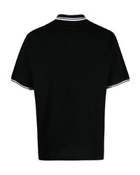 Мужская черная футболка-поло от Needles