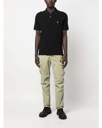 Мужская черная футболка-поло от Parajumpers