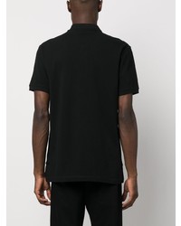 Мужская черная футболка-поло от Moschino