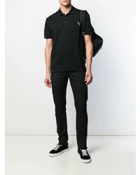 Мужская черная футболка-поло от Givenchy