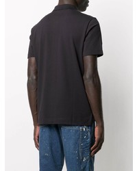 Мужская черная футболка-поло от C.P. Company