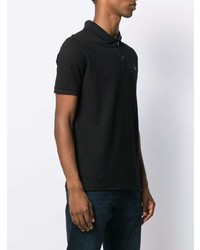 Мужская черная футболка-поло от Paul & Shark