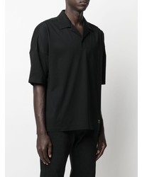 Мужская черная футболка-поло от Attachment