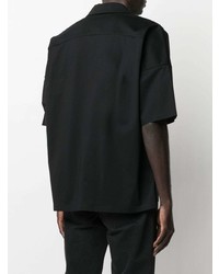 Мужская черная футболка-поло от Attachment