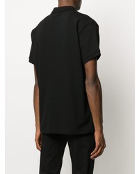 Мужская черная футболка-поло от Moschino