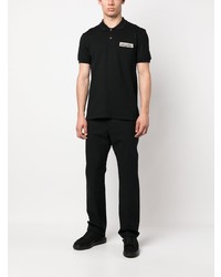Мужская черная футболка-поло от Alexander McQueen