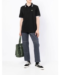 Мужская черная футболка-поло от Alpha Industries