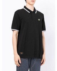 Мужская черная футболка-поло от Alpha Industries