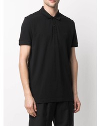 Мужская черная футболка-поло от BOSS HUGO BOSS