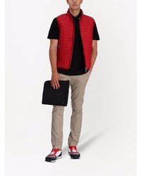 Мужская черная футболка-поло от Armani Exchange