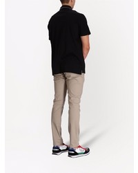 Мужская черная футболка-поло от Armani Exchange