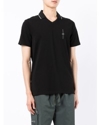 Мужская черная футболка-поло от Armani Exchange