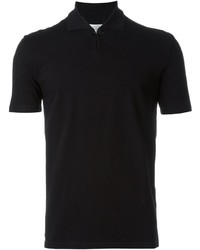Мужская черная футболка-поло от Maison Margiela