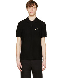 Мужская черная футболка-поло от Marc Jacobs